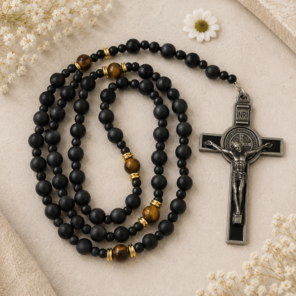 Black Onyx Rosary