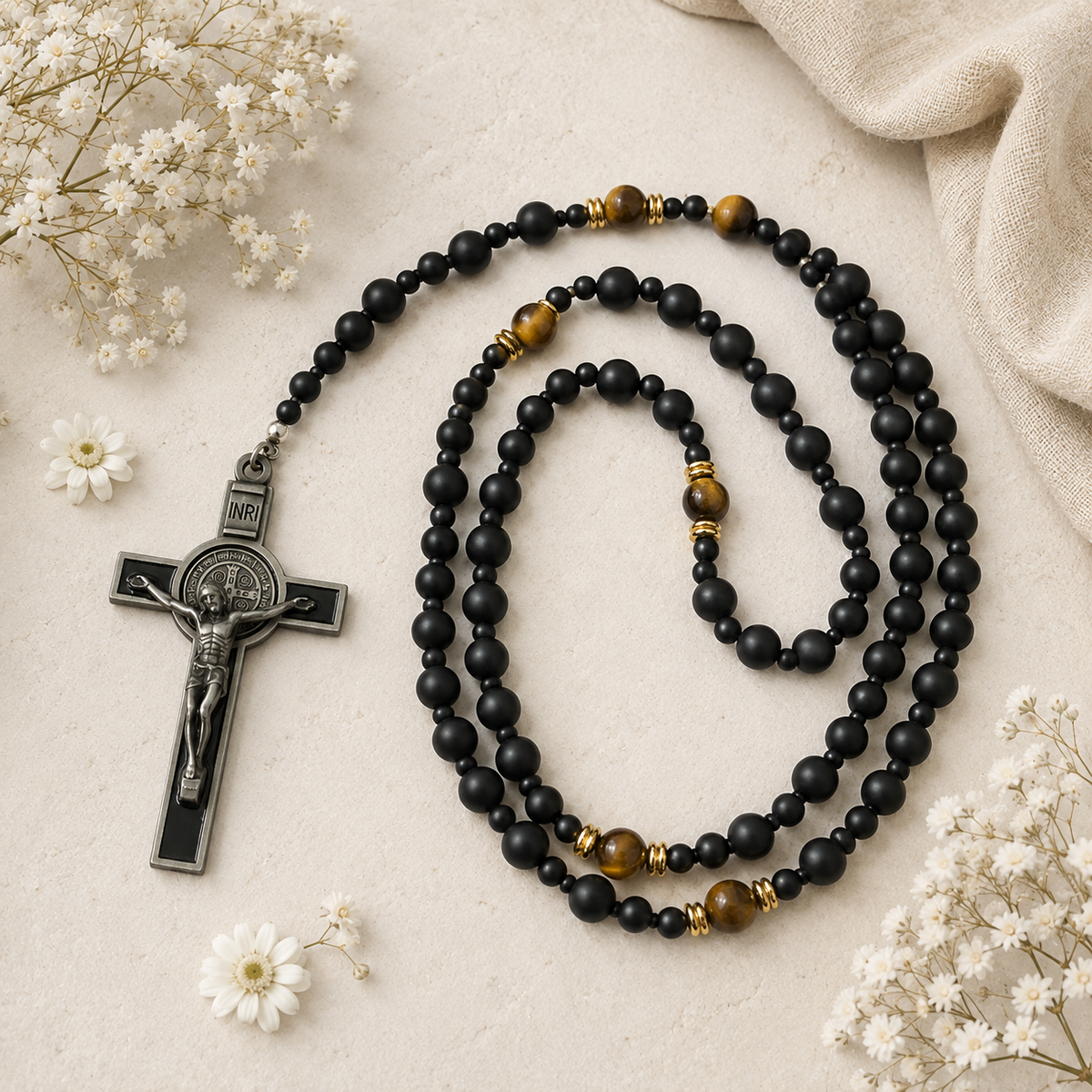 Black Onyx Rosary