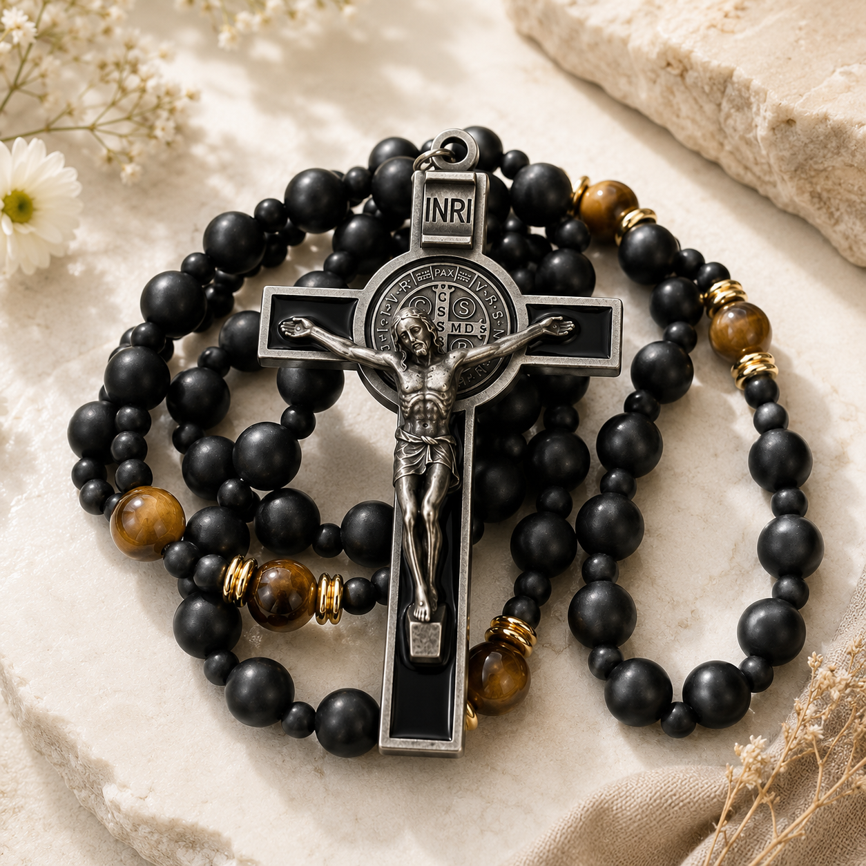 Black Onyx Rosary