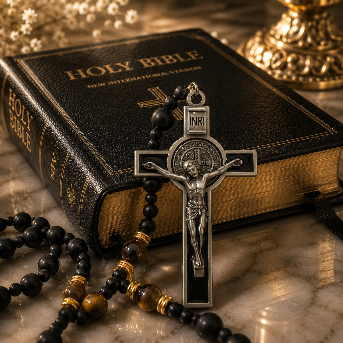 Black Onyx Rosary